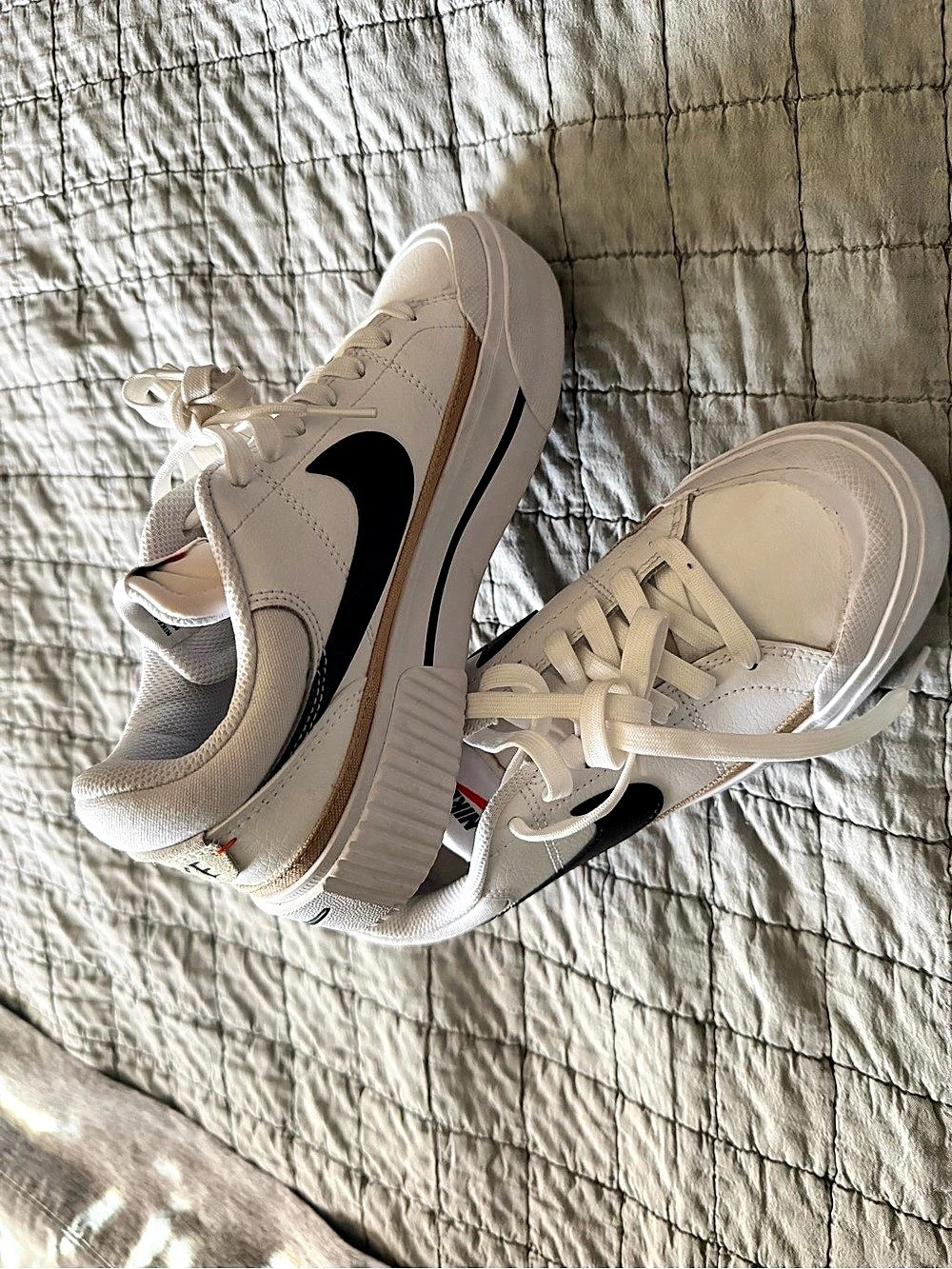 Nike Air Force 1 PLT.AF.ORM Platform Sneakers White/Black US 6